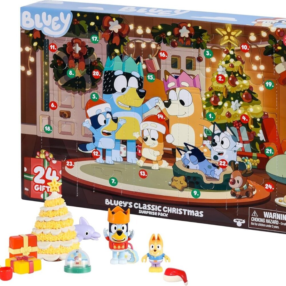 Toys for Girls and Boys, 24 Days of Surprises, Kids Advent Calendar w/Accessorie